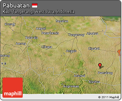 Satellite 3D Map of Pabuatan
