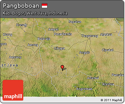 Satellite 3D Map of Pangboboan