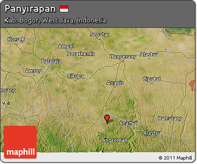Satellite 3D Map of Panyirapan