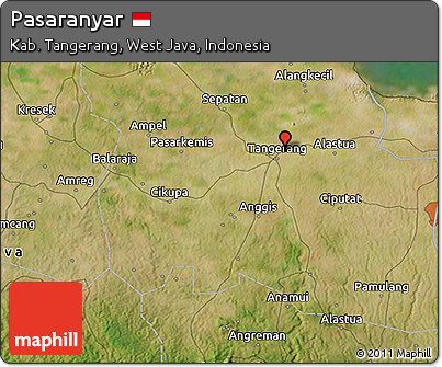 Satellite 3D Map of Pasaranyar