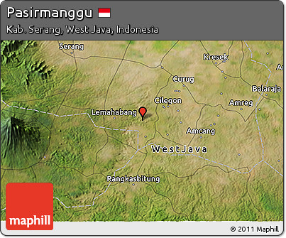 Satellite 3D Map of Pasirmanggu