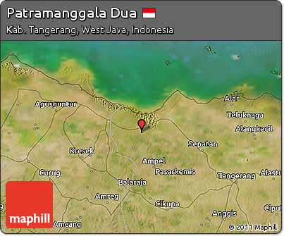 Satellite 3D Map of Patramanggala Dua