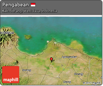 Satellite 3D Map of Pengabean