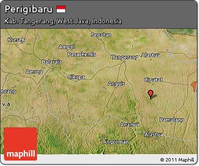 Satellite 3D Map of Perigibaru