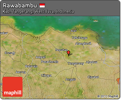 Satellite 3D Map of Rawabambu