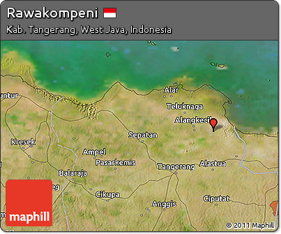 Satellite 3D Map of Rawakompeni