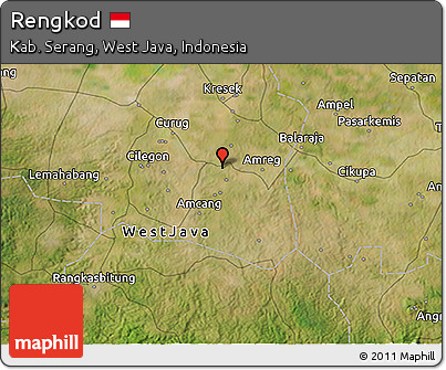 Satellite 3D Map of Rengkod