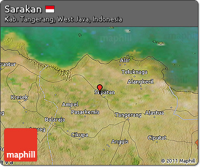 Satellite 3D Map of Sarakan
