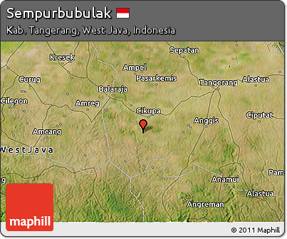 Satellite 3D Map of Sempurbubulak