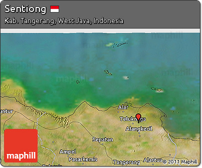 Satellite 3D Map of Sentiong