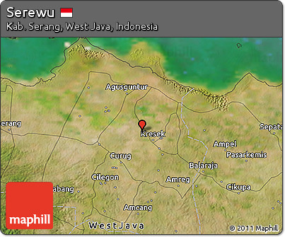 Satellite 3D Map of Serewu