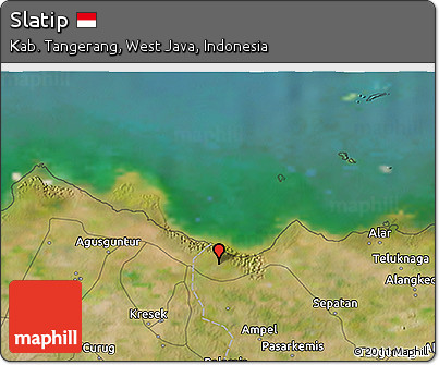 Satellite 3D Map of Slatip