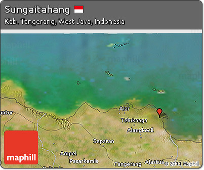 Satellite 3D Map of Sungaitahang