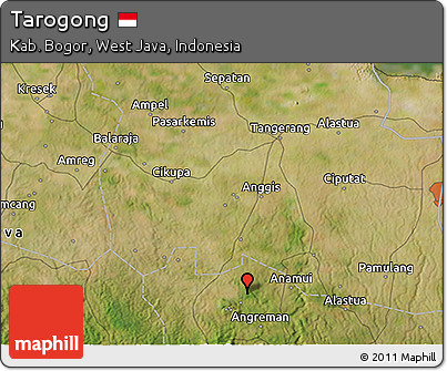 Satellite 3D Map of Tarogong