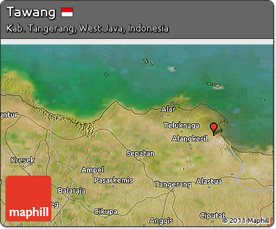 Satellite 3D Map of Tawang