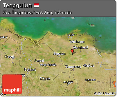 Satellite 3D Map of Tenggulun