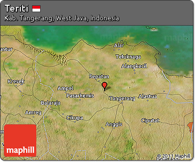 Satellite 3D Map of Teriti