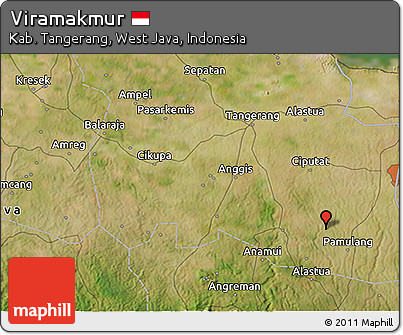 Satellite 3D Map of Viramakmur