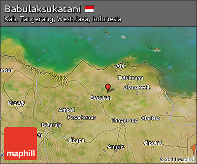 Satellite 3D Map of Babulaksukatani