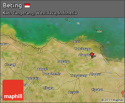 Satellite 3D Map of Beting