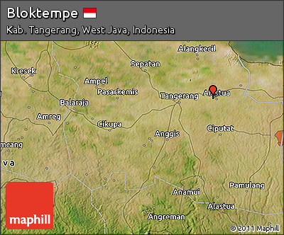 Satellite 3D Map of Bloktempe