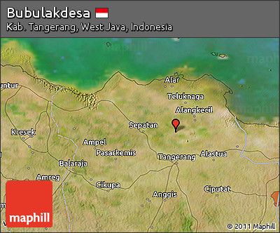 Satellite 3D Map of Bubulakdesa
