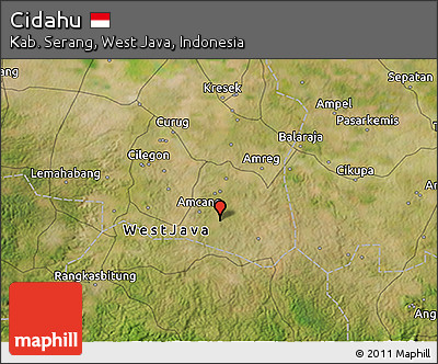 Satellite 3D Map of Cidahu