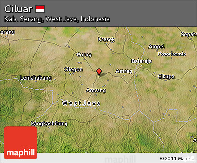 Satellite 3D Map of Ciluar