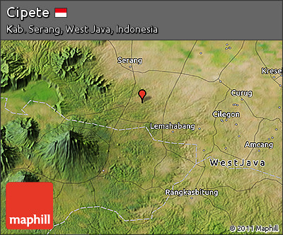 Satellite 3D Map of Cipete