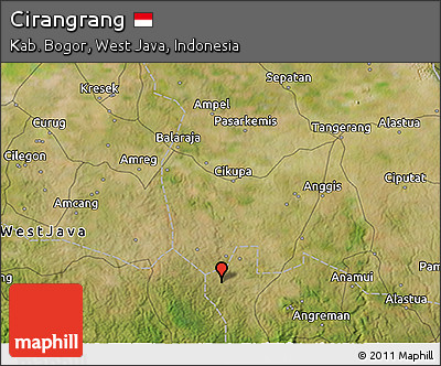 Satellite 3D Map of Cirangrang