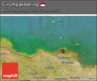 Satellite 3D Map of Cirumpakbeting