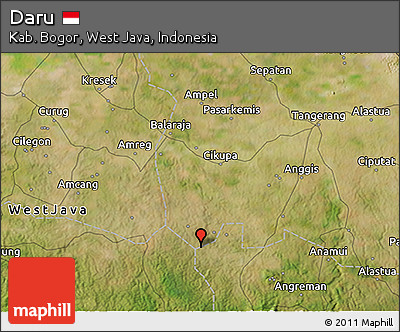 Satellite 3D Map of Daru