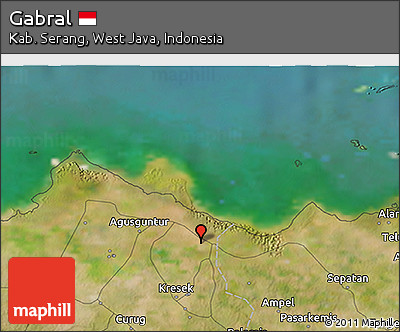 Satellite 3D Map of Gabral