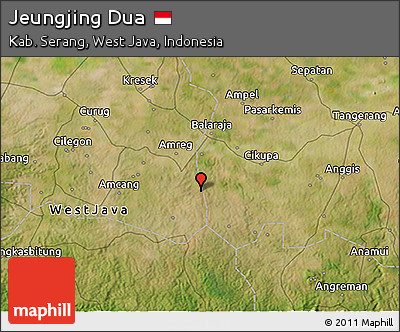 Satellite 3D Map of Jeungjing Dua