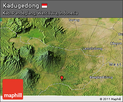 Satellite 3D Map of Kadugedong
