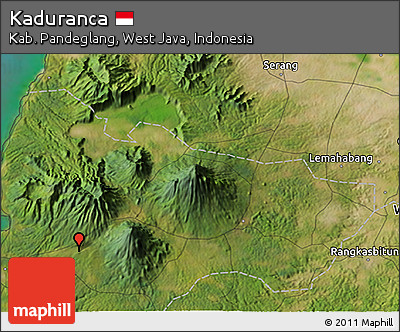 Satellite 3D Map of Kaduranca