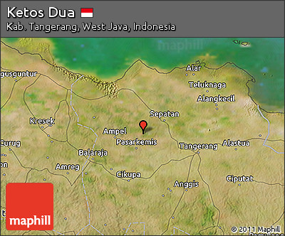 Satellite 3D Map of Ketos Dua
