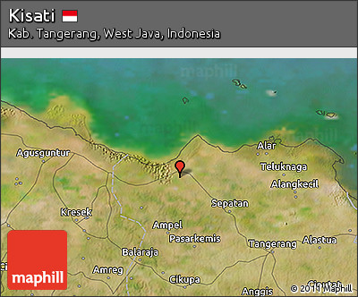 Satellite 3D Map of Kisati