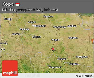 Satellite 3D Map of Kopo