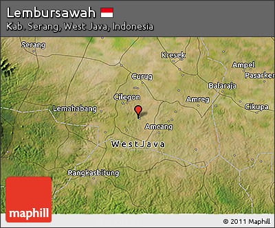 Satellite 3D Map of Lembursawah