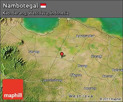 Satellite 3D Map of Nambotegal