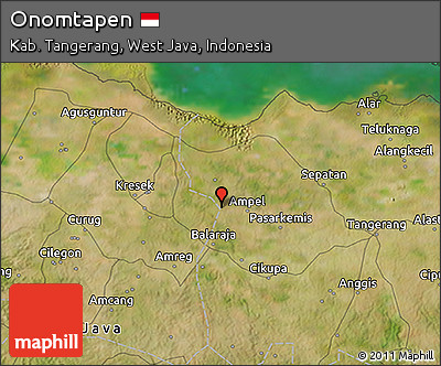Satellite 3D Map of Onomtapen