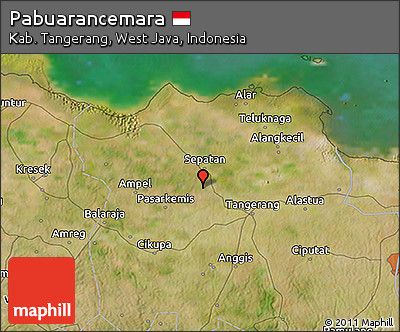 Satellite 3D Map of Pabuarancemara