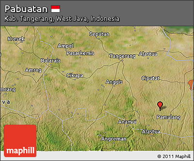 Satellite 3D Map of Pabuatan