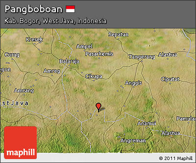 Satellite 3D Map of Pangboboan