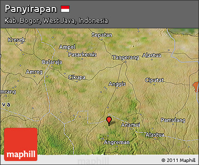 Satellite 3D Map of Panyirapan
