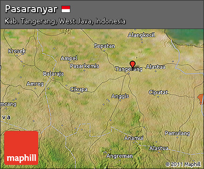 Satellite 3D Map of Pasaranyar