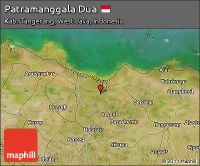 Satellite 3D Map of Patramanggala Dua