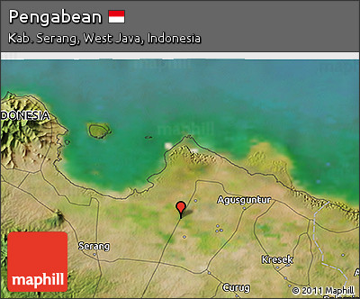 Satellite 3D Map of Pengabean