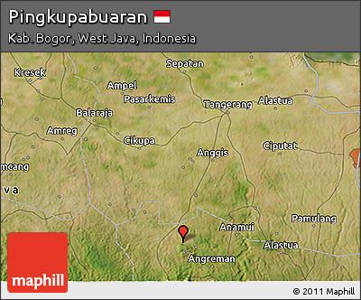 Satellite 3D Map of Pingkupabuaran